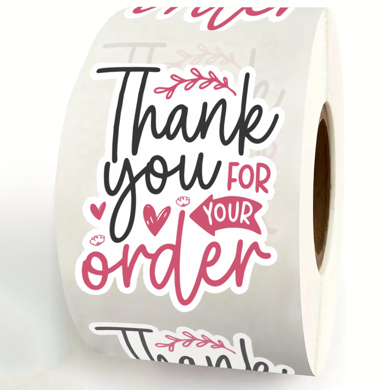 Sticker Label Roll - 200 قطعة/لفة، ملصقات 