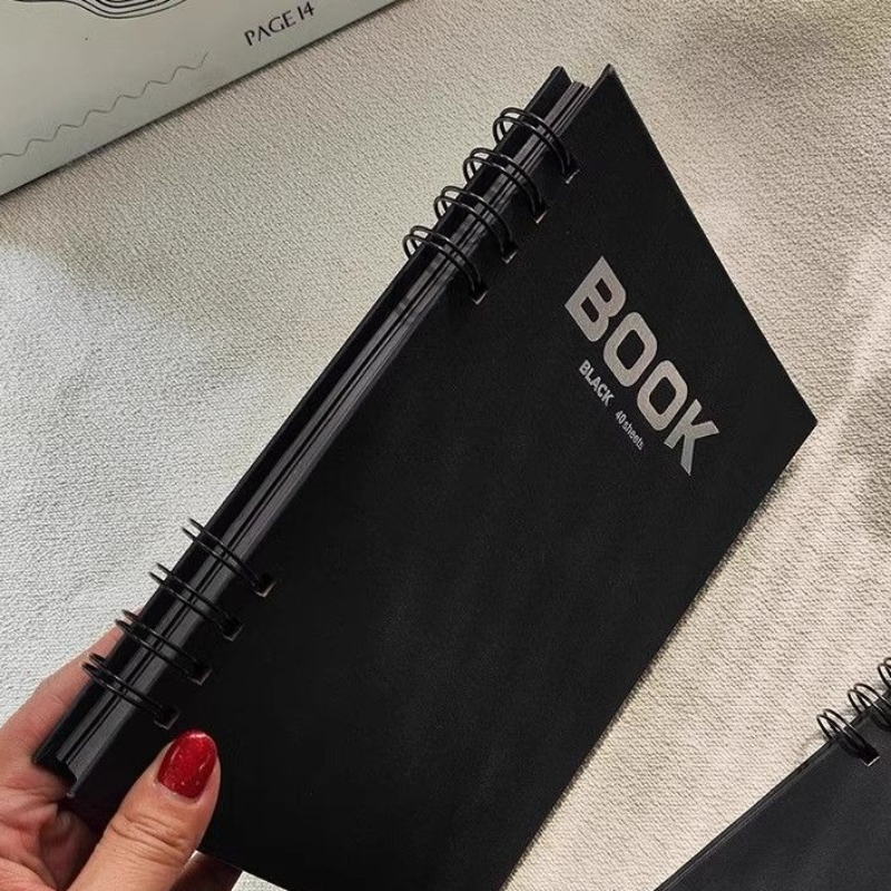 Art Sketchbook Ring - دفتر رسم فني بحجم A4، غلاف