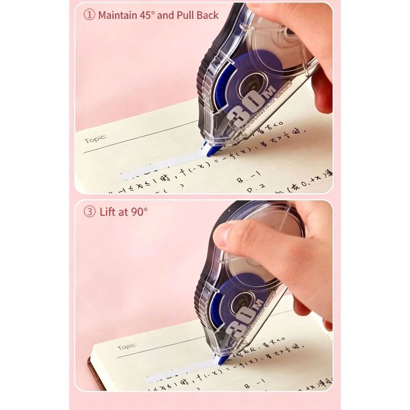 شريط تصحيح 3/5 قطع، أسطوانة تص - مراجعة Correction Tape Roller وسعره