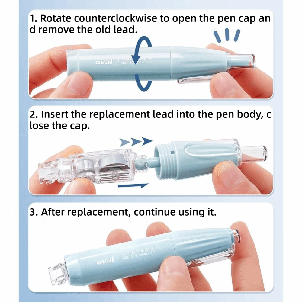 متعدد الوظائف 360 درجة °   شري - مراجعة Correction Tape Roller وسعره