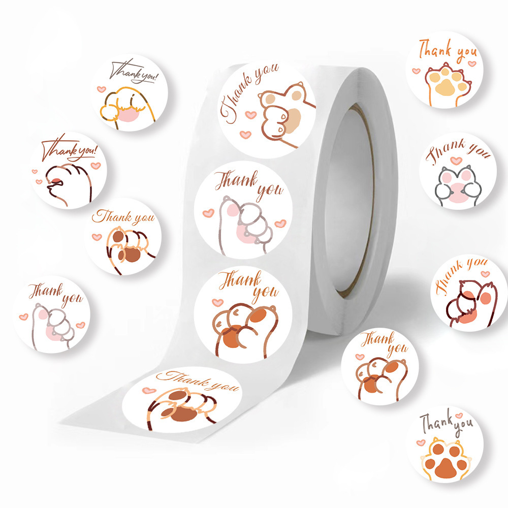 جي سي إيه سي 500 قطعة/لفة ملصق - مراجعة Sticker Label Roll وسعره