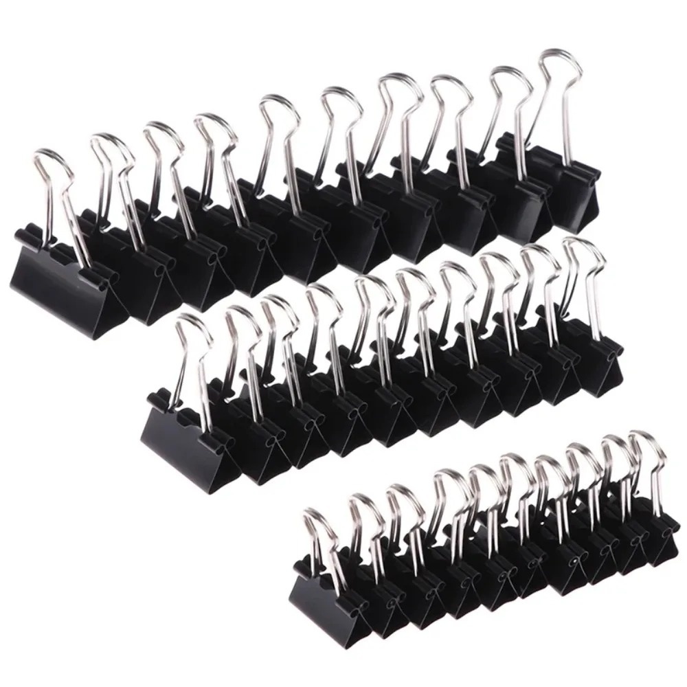 10 قطع مشابك ورق معدنية 19 25  - مراجعة Binder Clip Assorted وسعره